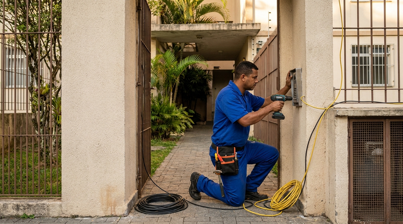 Instalacao de interfone profissional em Uberlândia‑MG